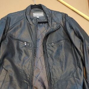 Michael Kors Black Lightweight Motorcycle Jacket